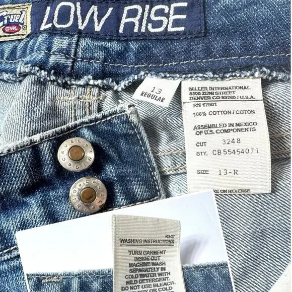 Cruel Girl Low Rise Bootcut Jeans Mid Wash Western 13R Mid Wash Cowgirl Rodeo - Picture 9 of 13